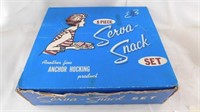 Vintage Anchor Hocking 8 pc. Snack set
