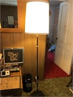 63 In Cast Based Floor Lamp And Trash Can