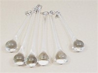 Set of gorgeous Teardrop chandelier Crystals