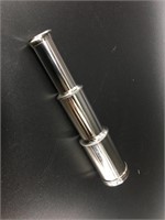 Silver toned telescoping spyglass 6.5" when open,