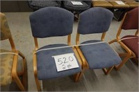 2 Blue Rocker Chairs