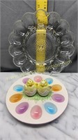 Egg plates and shakers
