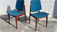 (2) MCM Chairs (Denmark made)