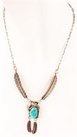 Jewelry Sterling Silver Feather Necklace