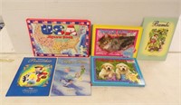CHILDREN'S BOOKS & (3) CHILD'S JIGSAW PUZZLE BOOKS