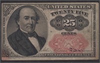 US Fractional Currency 5th Series 25 Cent Note, ci