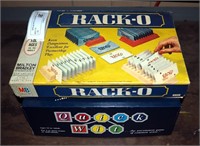 Vintage Rack O & Quick Wit Board Games Lot