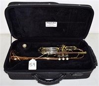 Wisemann trumpet, model DTR490, w/case