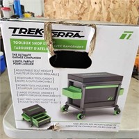 Unused Toolbox Shop Stool