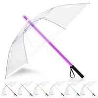 BESTKEE Lightsaber Umbrella LED Light up Golf