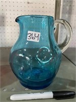 BLUE GLASS JUG