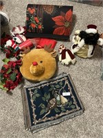 Christmas Rugs, Placemats, Santa, Snowmen, Decor