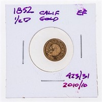1852 California Gold 1/2Dollar