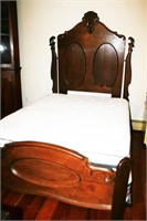 Walnut Victorian Poster Bed, Bed Has Been