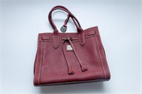 Dooney & Burke Mauve Leather Handbag