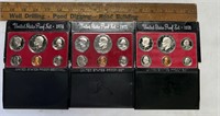 1974 & 1975 & 1978 Proof Set