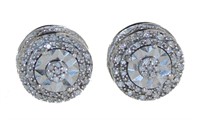 Round Brilliant Diamond Stud Earrings