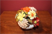 Vintage Royal Adderley Handpainted Floral Pot