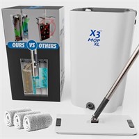 X3 Mop XL, Separates Dirty and Clean Water, 3-Cha