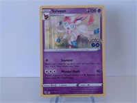 Pokemon Card Rare Sylveon Holo Stamped