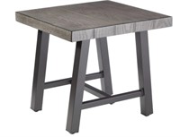 CANVAS BRETON SQUARE STEEL OUTDOOR PATIO SIDE