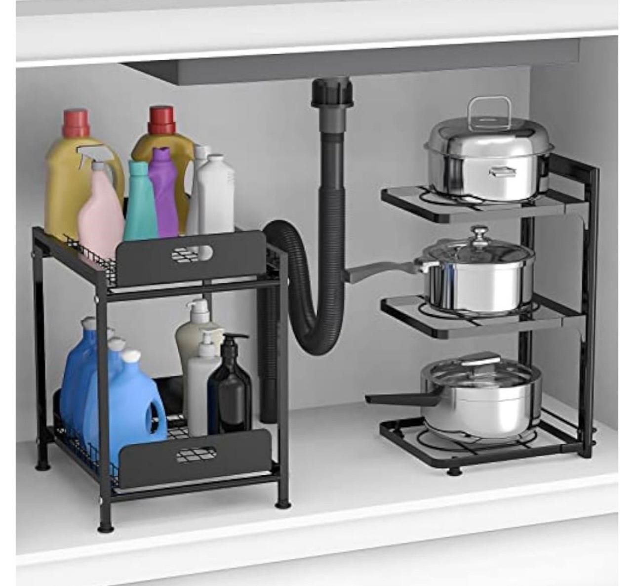 Kitchen Under Sink Organizers (2)