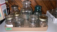 Asdorted Fruit Jars