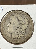 1897 P Morgan Silver Dollar