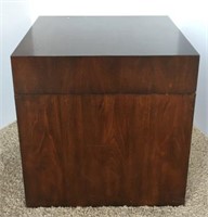 Wooden Side Table Cube