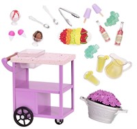 Our Generation Patio Trolley Treats Serving Cart