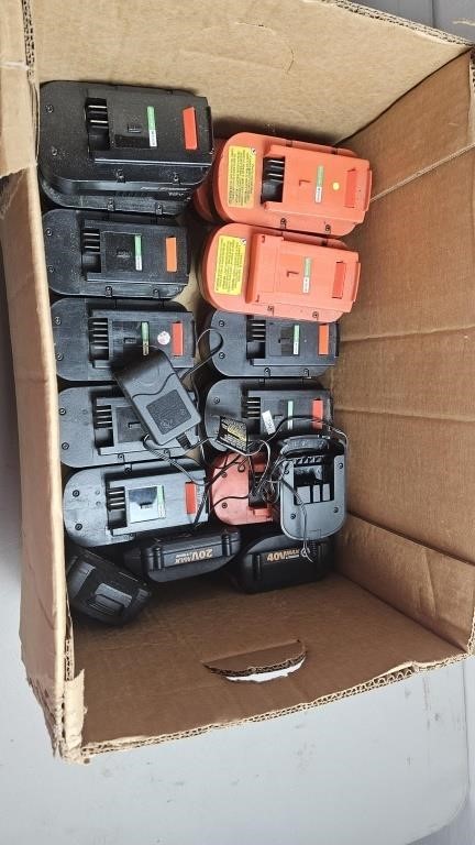 Drill and power tool batteries unknown cond