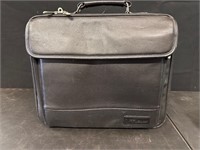 Fargus leather briefcase