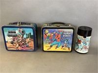 He-Man and Marvel Comics Metal Lunchboxes