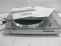 JVC R-S77 Turntable W/Booklet Powers Up