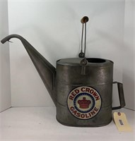RED CROWN GASOLINE WATERING CAN