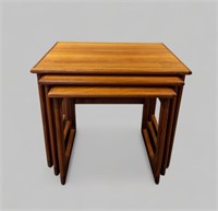 MID CENTURY TEAK NESTING TABLES