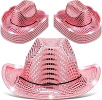 10 Pack Lights Cowboy Cowgirl Hat