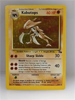 1999 Pokemon Fossil Kabutops Holo #9