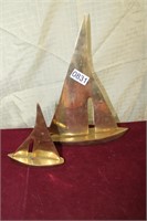 Brass Sail Boats / Solid Brass