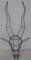 Metal Wire Antelope Wall Art - 31" x 17" x 7"