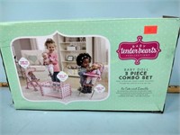 Baby Tenderheart 3-piece doll/toy set