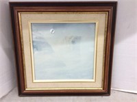 framed art, polar , 17 1/2 x 17