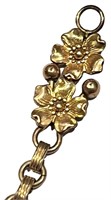 20-10K Gold Flower Bracelet