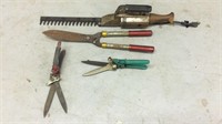 Craftsman Vintage hedge cutters, hand trimmers and