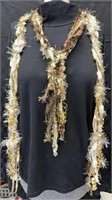 (2) FIBER NECKLACES