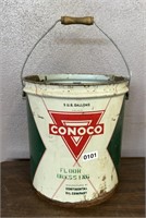 CONOCO GREASE BUCKET 5 GAL EMPTY