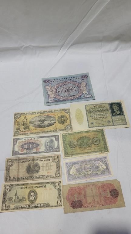 Foreign currency collection