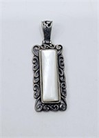 Mother of Pearl ,Sterling Silver Pendant