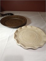 10" & 12" Pottery Serving Plates