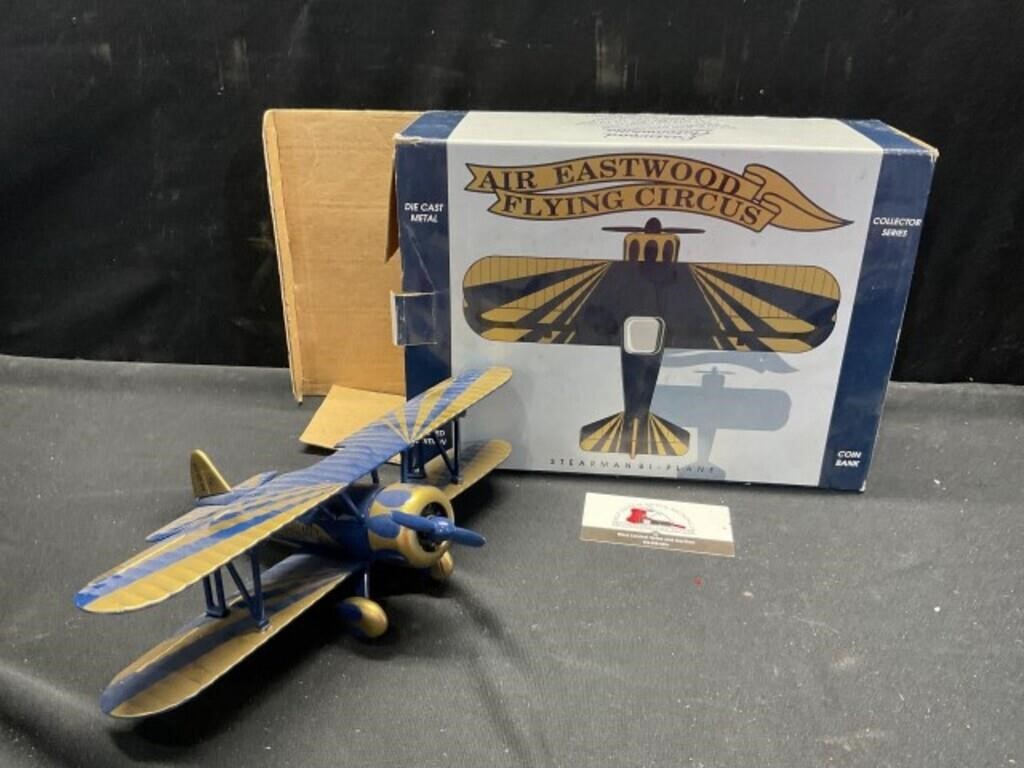 Die Cast Air Eastwood Flying Circus Stearman